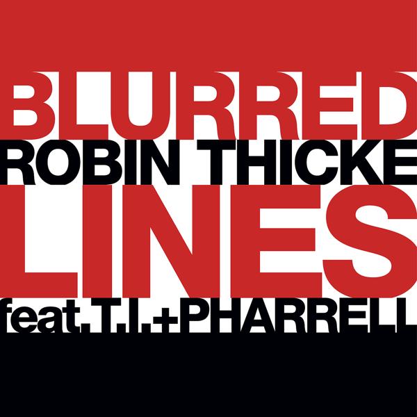 Обложка песни Robin Thicke, T.I., Pharrell - Blurred Lines