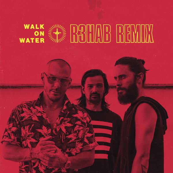 Обложка песни THIRTY SECONDS TO MARS - Walk On Water (R3hab Remix)