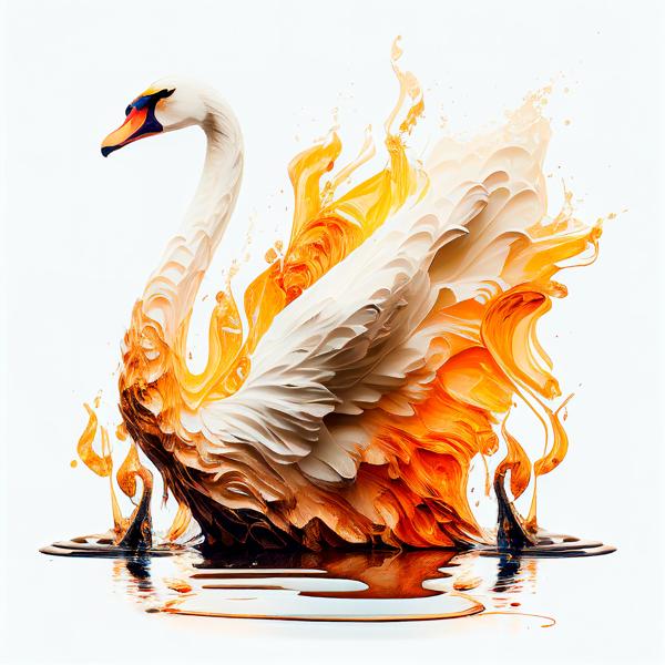 Обложка песни SOMALERIYA - Белый лебедь
