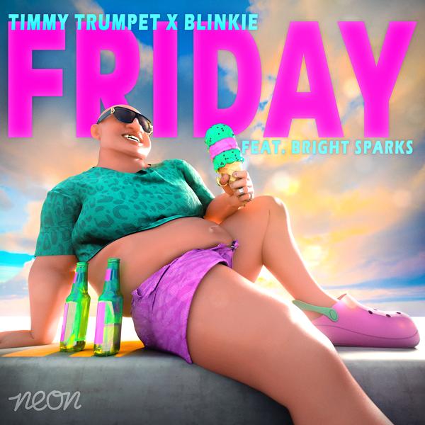 Обложка песни Timmy Trumpet, Blinkie, Bright Sparks - Friday
