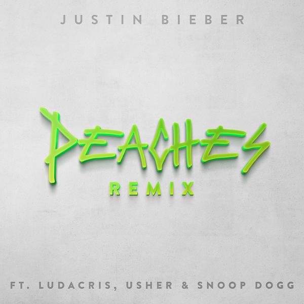 Обложка песни Justin Bieber, Ludacris, Usher, Snoop Dogg - Peaches (Remix)