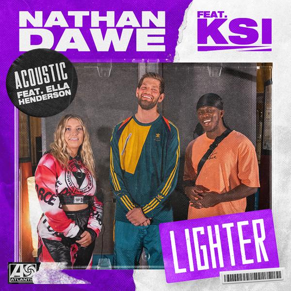 Обложка песни Nathan Dawe, K SI, Ella Henderson - Lighter (feat. KSI & Ella Henderson) [Acoustic]