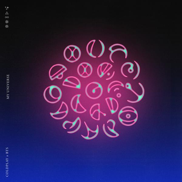 Обложка песни Coldplay, BTS - My Universe